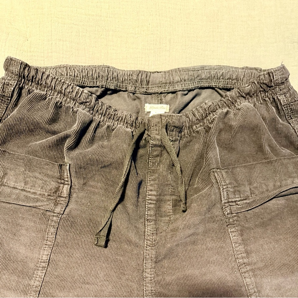 Kimchi Blue Corduroy Wide Leg Pants in Grey/Blue - Picture 3 of 4
